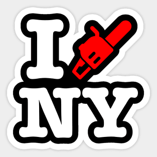 I CHAINSAW New York! Sticker